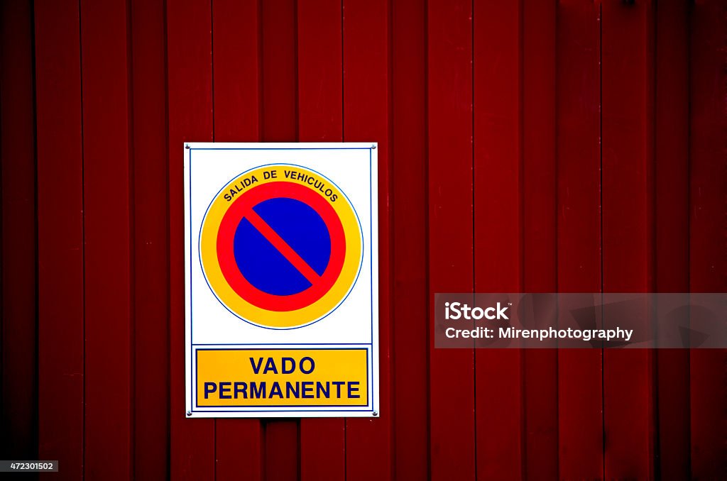 I'm going permanently Permanent Vado traffic signal Ford - Crossing Stock Photo