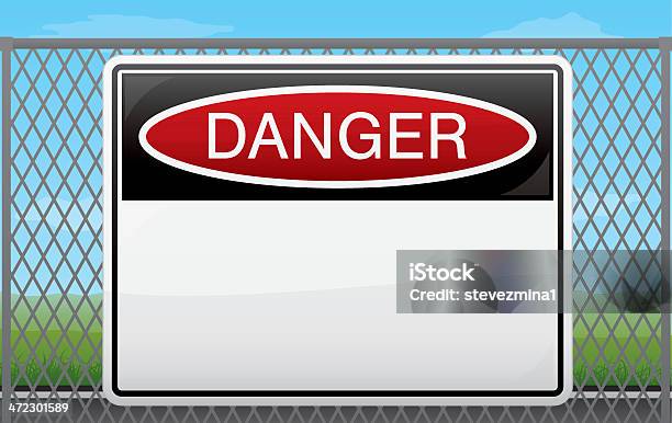 Segnale Di Pericolo - Immagini vettoriali stock e altre immagini di Ambientazione esterna - Ambientazione esterna, Copy Space, Illustrazione