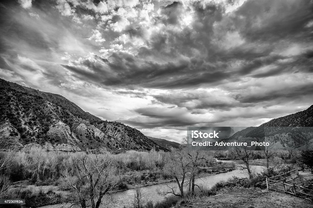 Eagle River Landscape Eagle River Landscape - Scenic river view of this tributary of the Colorado River. 2015 Stock Photo