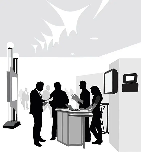 Vector illustration of Conference