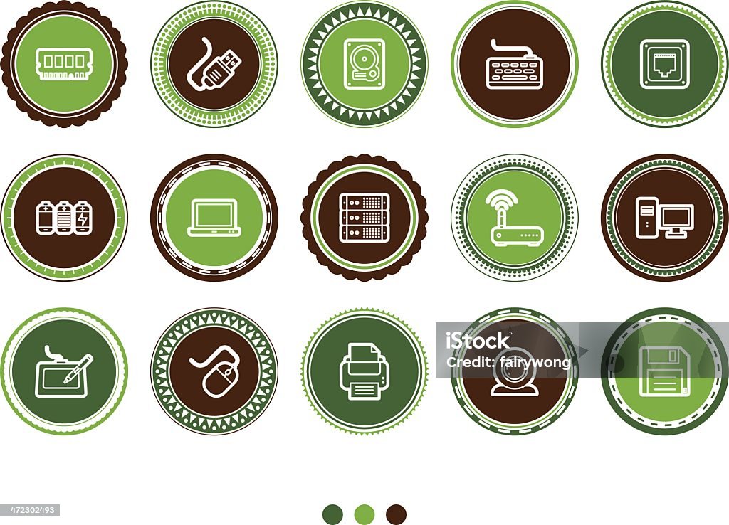 computer icons Illustration of computer icons on the white. Camera - Photographic Equipment stock vector