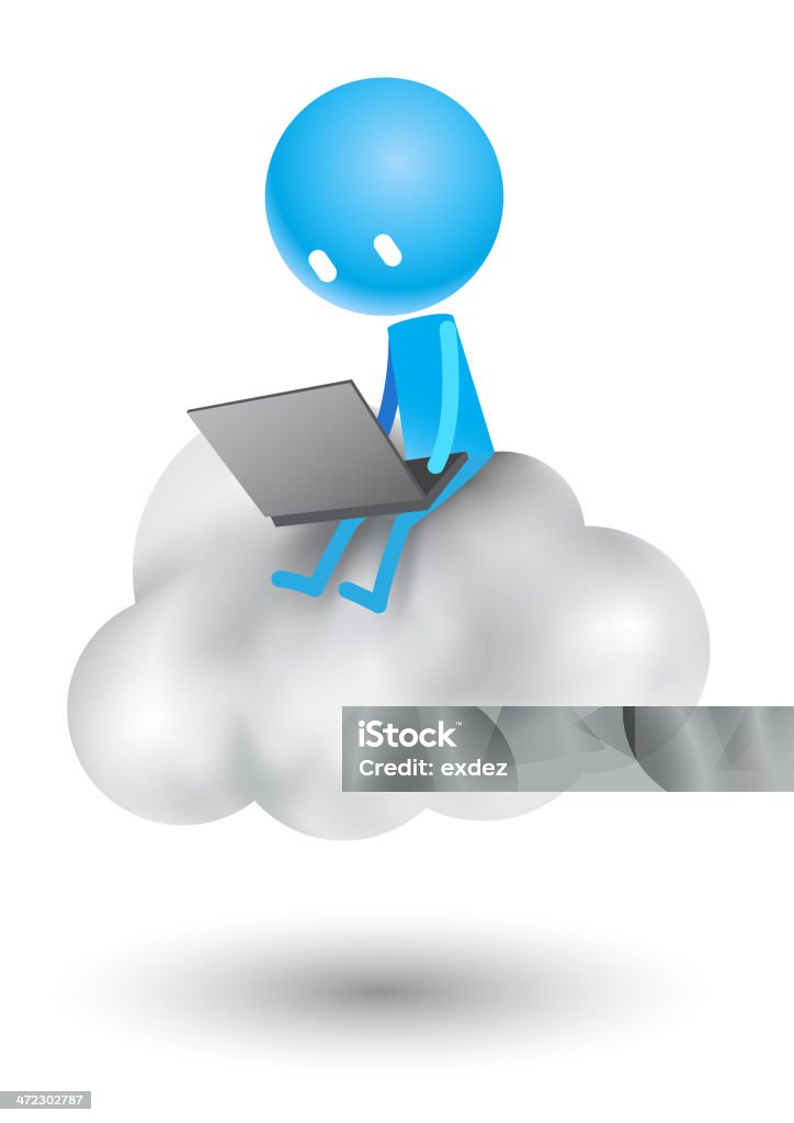Cloud Computing Cartoon Stock Illustration - Download Image Now - Blue, Cartoon, Cloud - Sky - iStock Cloud Computing Cartoon Stock Illustration - Download Image Now - Blue, Cartoon, Cloud - Sky - iStock