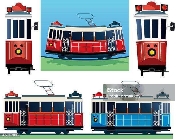 Linea Tranviaria - Immagini vettoriali stock e altre immagini di Tranvia - Tranvia, San Francisco - California, Illustrazione