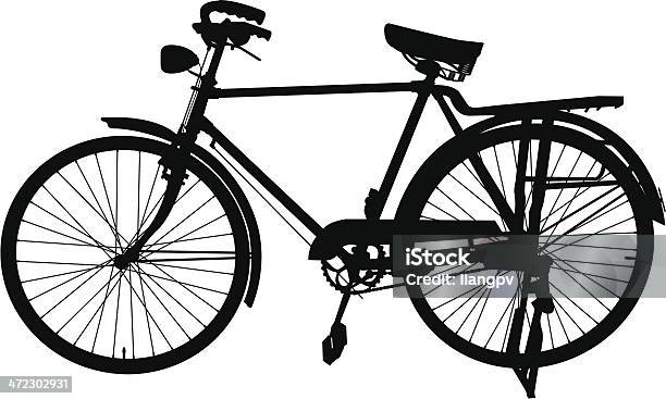 Fahrrad Stock Vektor Art und mehr Bilder von Fahrrad - Fahrrad, Illustration, Kontur