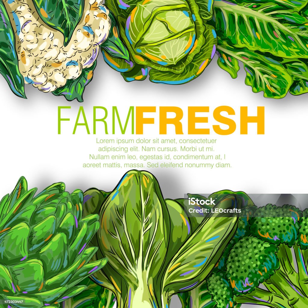 Légumes frais - clipart vectoriel de Aliment libre de droits