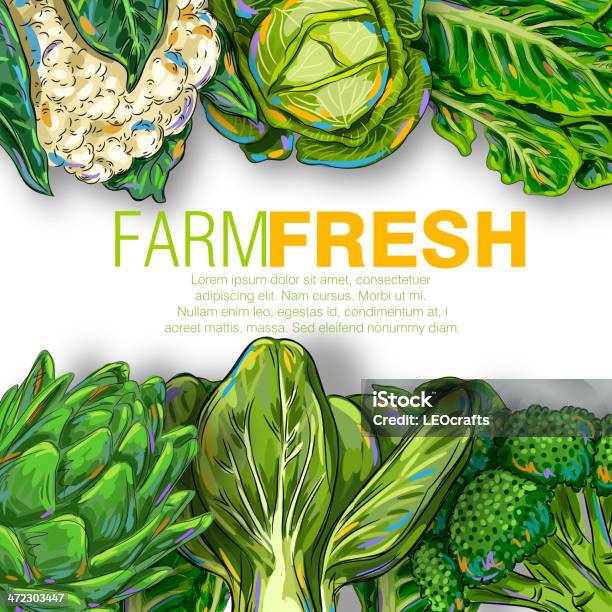 Légumes Frais Vecteurs libres de droits et plus d'images vectorielles de Aliment - Aliment, Artichaut, Effet pictural