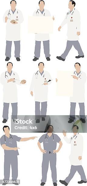 Più Immagini Del Medico - Immagini vettoriali stock e altre immagini di Medico - Medico, Camminare, Figura intera
