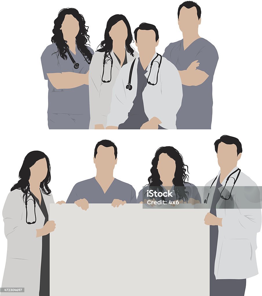 Healthcare worker - Lizenzfrei Illustration Vektorgrafik
