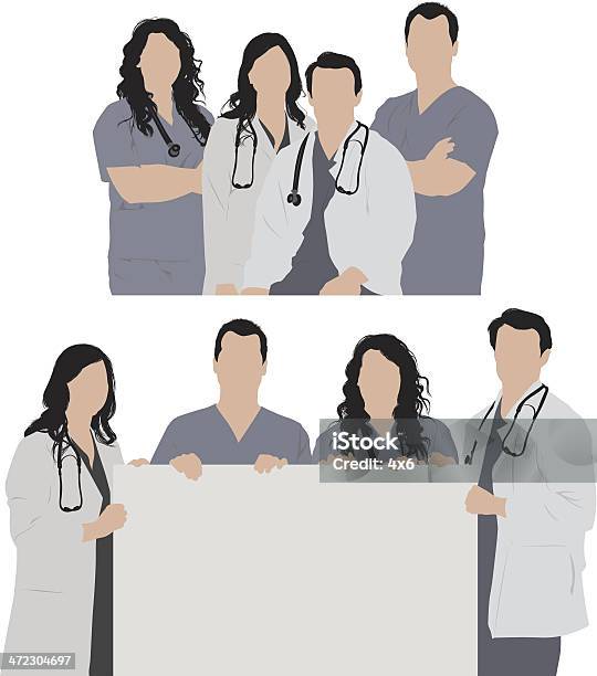 Healthcare Worker Stock Vektor Art und mehr Bilder von Illustration - Illustration, Krankenpfleger, Krankenschwester