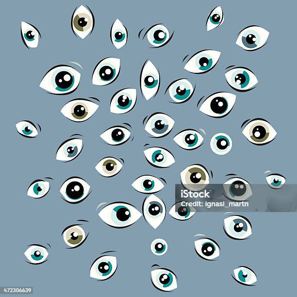 Os Olhos - Arte vetorial de stock e mais imagens de Animal - Animal, Arte, Arte e Artesanato - Arte visual