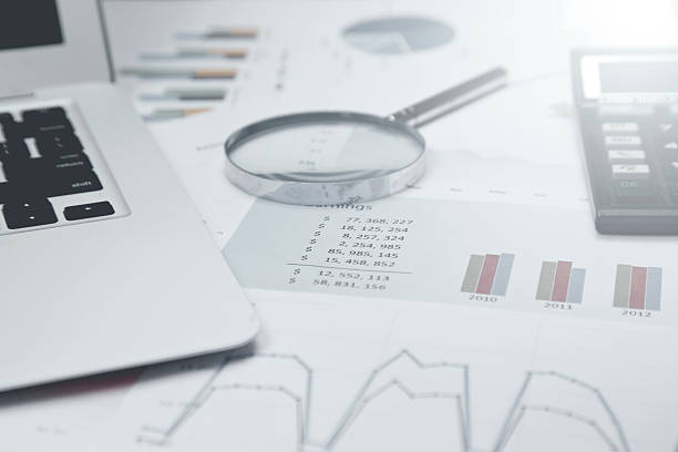 istock Business graphs and charts report 472307028