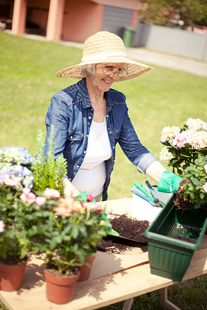 istock Senior women gardening 472307054