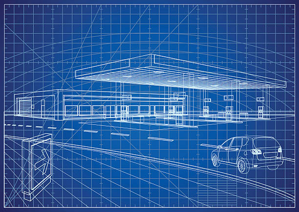 ilustrações de stock, clip art, desenhos animados e ícones de abastecer de cópia heliográfica - measuring ideas power industry