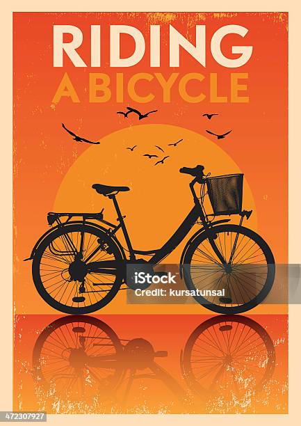 Ilustración de Bicicleta Vintage Con Dosel y más Vectores Libres de Derechos de Anticuado - Anticuado, Arreglo, Bicicleta