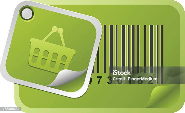 Barcode Mit Einkaufskorb Stock Vektor Art und mehr Bilder von Checkliste - Checkliste, Ausverkauf, ClipArt