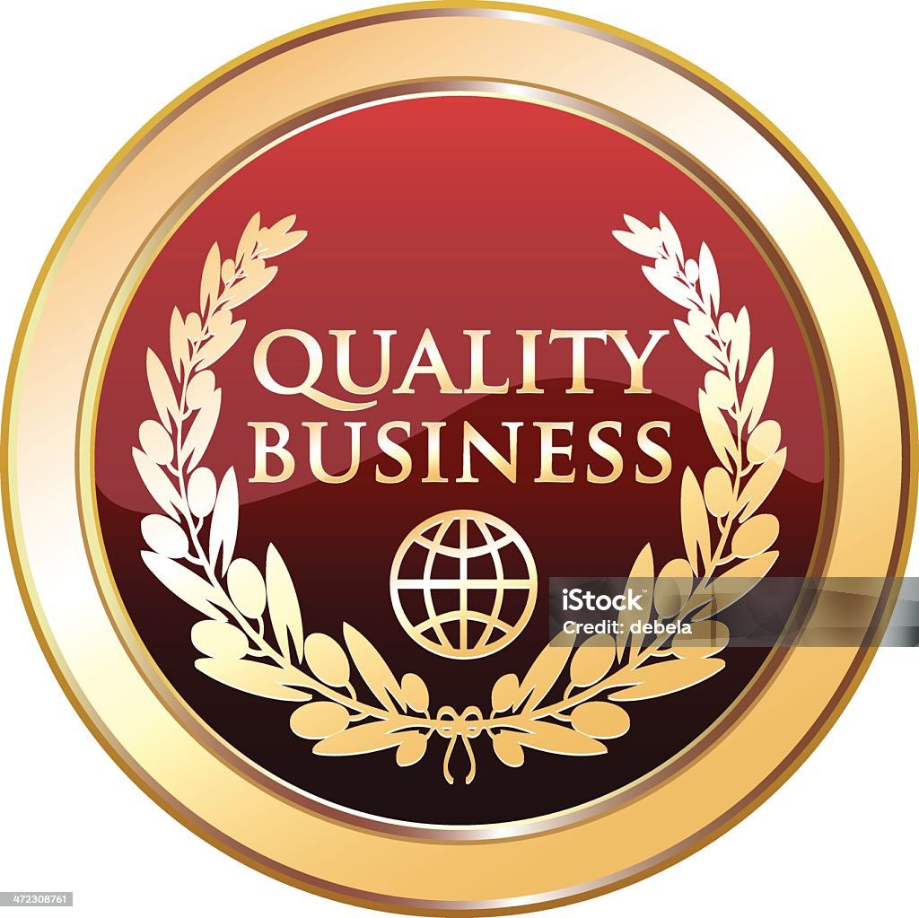 Prêmio de negócios de qualidade - Vetor de Confiança royalty-free