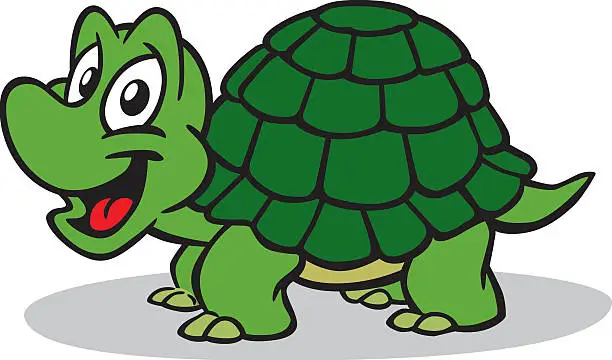 Vector illustration of Cute Turtle