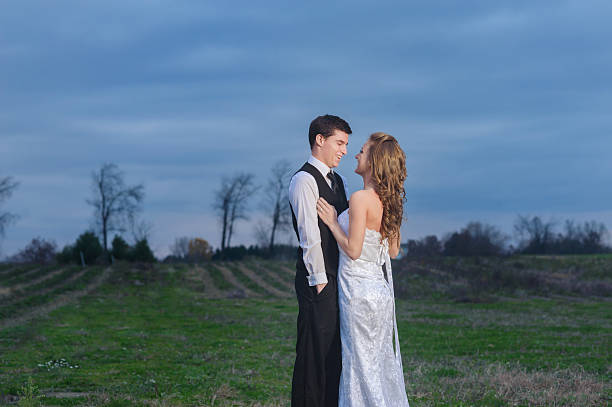 istock Newly Married Bride and Groom 472310880