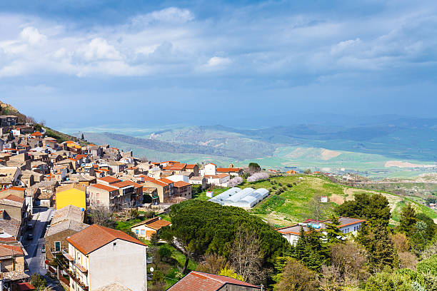 istock above view of Aidone comune in Sicily in spring 472310904
