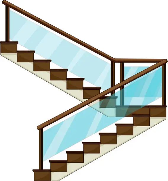 Vector illustration of Staircase