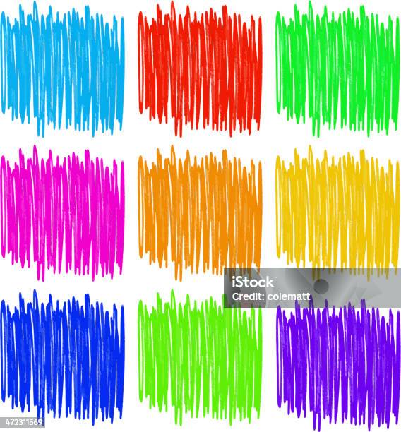 Ilustración de Parches De Color y más Vectores Libres de Derechos de Amarillo - Color - Amarillo - Color, Azul, Colores