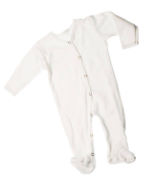 istock Cotton baby sleeper isolated on white background 472311844