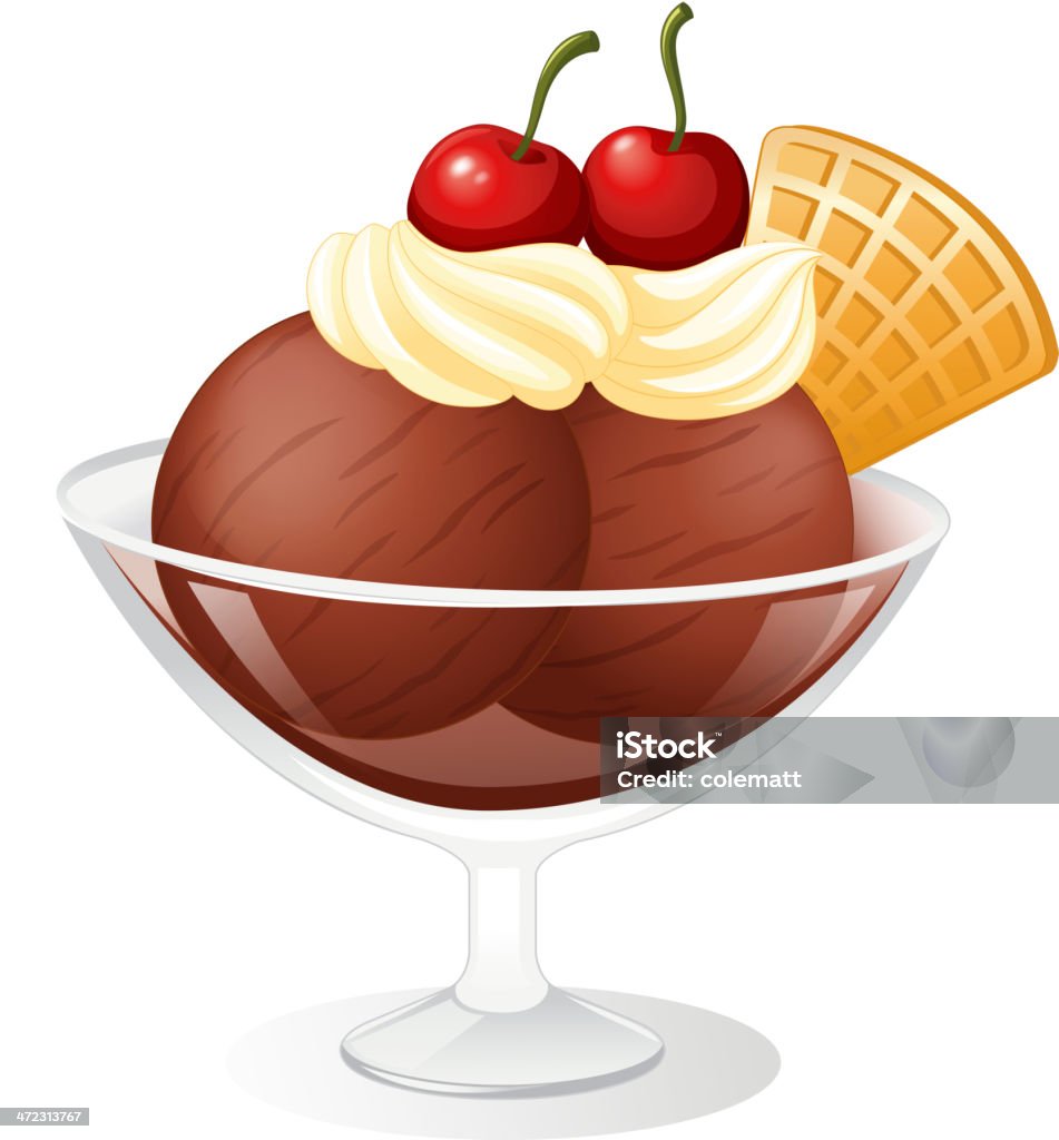 Glace - clipart vectoriel de Aliment libre de droits