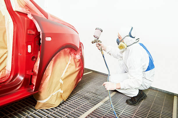 istock car painting in chamber 472314796