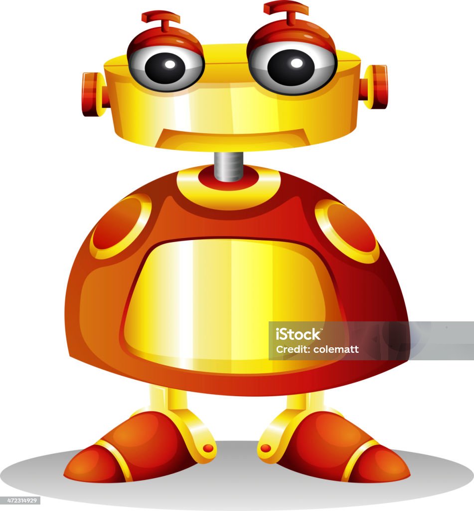 Spielzeug-Roboter - Lizenzfrei Auge Vektorgrafik
