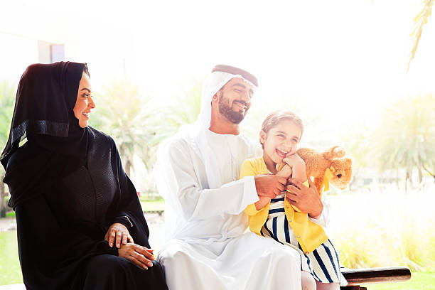 istock Traditional Emirati young family enjoying weekend 472314938
