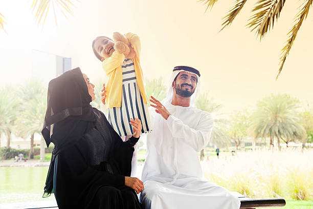 istock Traditional Emirati young family enjoying weekend 472314940