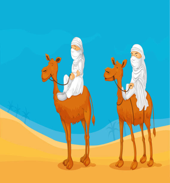 キャメルおよびアラブ諸国 - two humped camel点のイラスト素材／クリップアート素材／マンガ素材／アイコン素材
