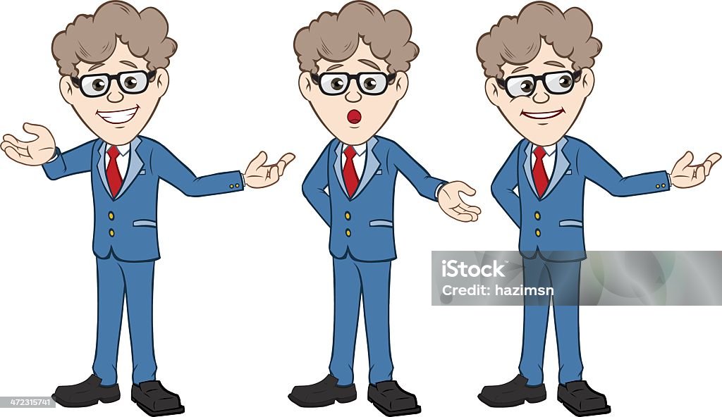 Hommes d'affaires de langage corporel Illustration - clipart vectoriel de Adulte libre de droits