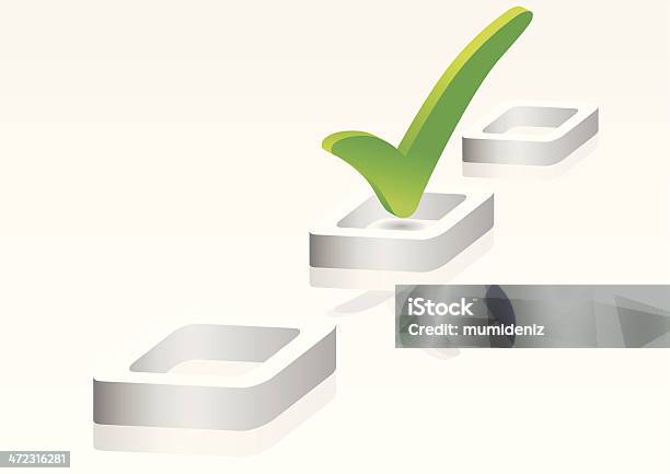 Yes Check Mark Stock Illustration - Download Image Now - Agreement, Box - Container, Check - Financial Item