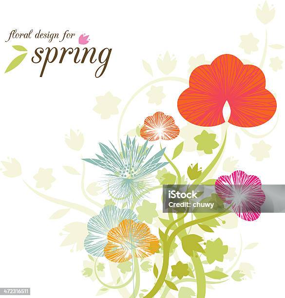Vetores de Design De Flores Da Primavera E Espaço Para Texto e mais imagens de Bouquet - Bouquet, Colorido, Decoração