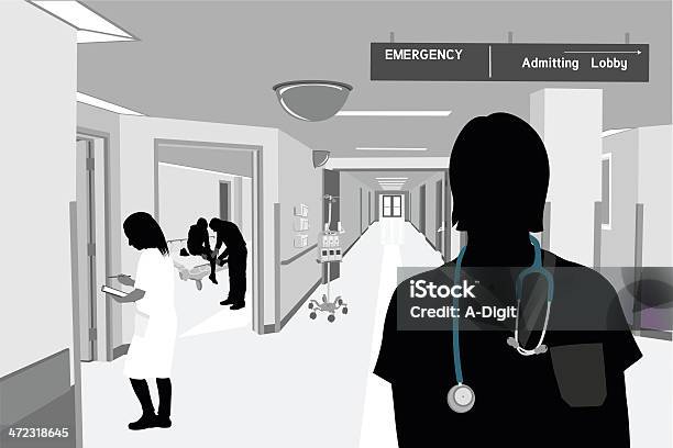 Emergencystaff - Stockowe grafiki wektorowe i więcej obrazów Badanie lekarskie - Badanie lekarskie, Ciało ludzkie, Czarny kolor