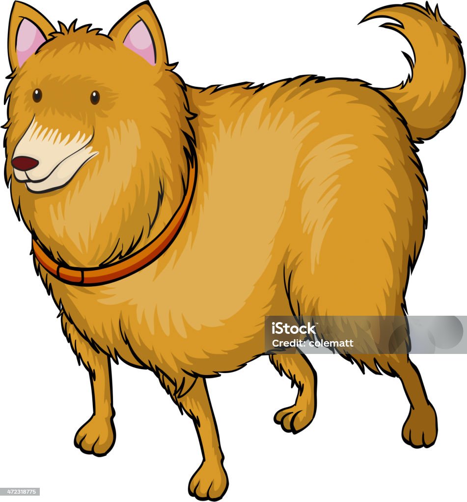 Souriant chien - clipart vectoriel de Animaux de compagnie libre de droits