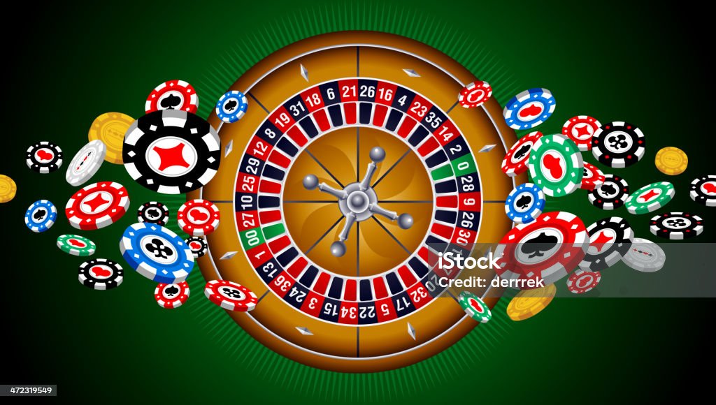 Casinò - arte vettoriale royalty-free di Roulette