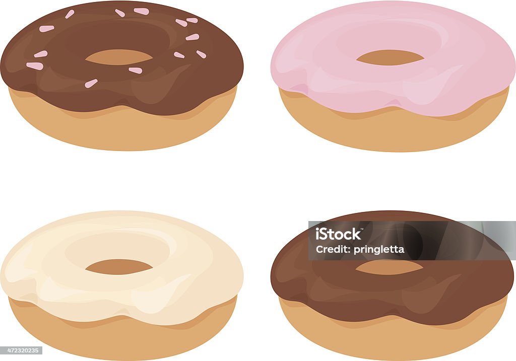 Rosquillas - arte vectorial de Alcorza libre de derechos