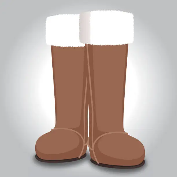 Vector illustration of Boots