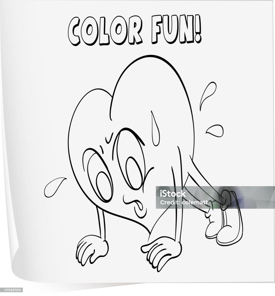 Coloring worksheet colouring worksheet Activity stock vector