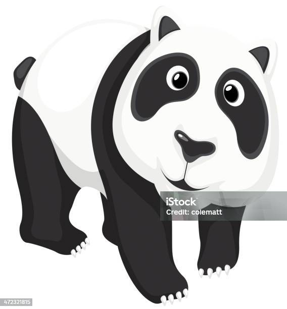 Słodkie Panda - Stockowe grafiki wektorowe i więcej obrazów Bazgroły - Rysunek - Bazgroły - Rysunek, Białe tło, Biały