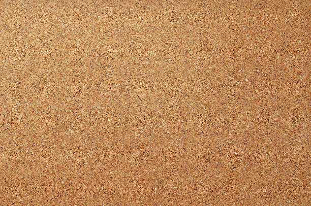 Empty cork notice board texture and background stock photo