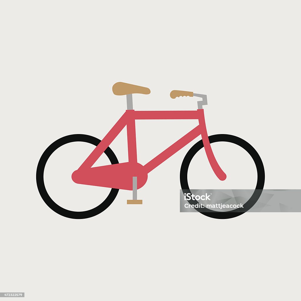 In bicicletta - arte vettoriale royalty-free di Attività ricreativa