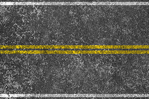 istock Asphalt road with yellow line 472322678