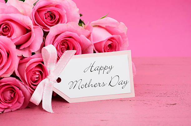 istock Happy Mothers Day Pink Roses background. 472323490