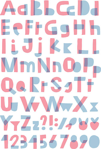ilustrações de stock, clip art, desenhos animados e ícones de transparente alfabeto isolado em fundo branco - letter a letter r letter w letter q