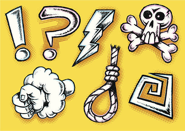 Hand Drawn Retro Styled Cartoon Doodle Cursing Icons Do you ever have something too rude for words… then replace with this set of Hand Drawn Retro Styled Cartoon Doodle Cursing Icons. Hi-res Jpeg, PNG and PDF files included. hangman stock illustrations