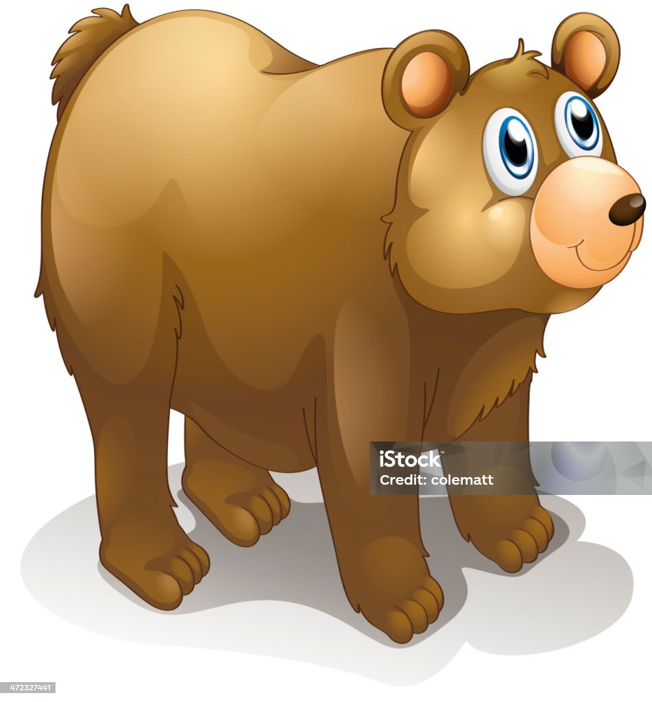 Grande Urso-cinzento - Royalty-free Animal arte vetorial