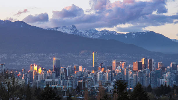 Vancouver bei Sonnenuntergang – Foto